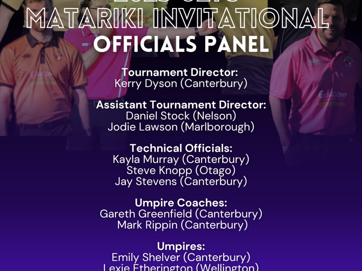 2025 U21s Officials Panel 1