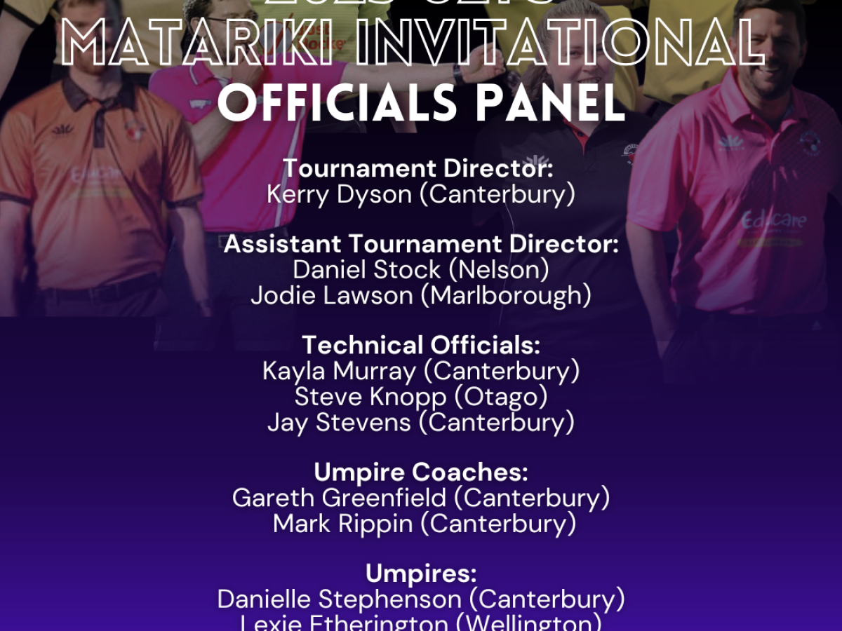 2025 U21s Officials Panel 